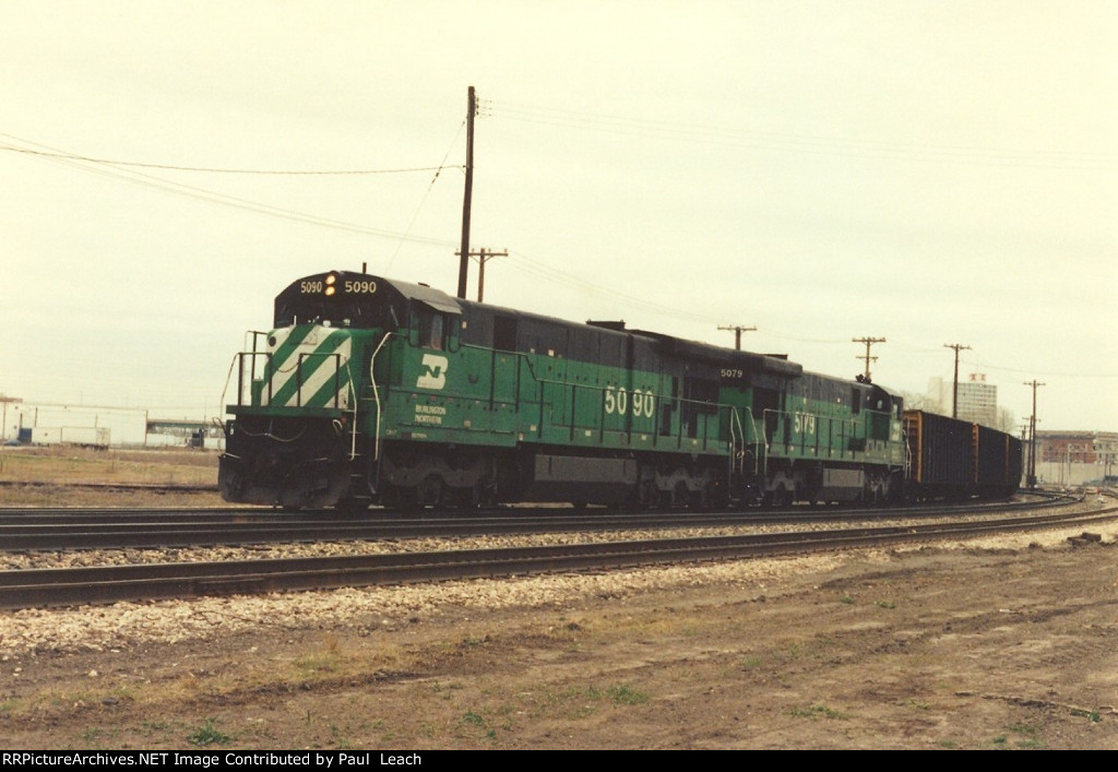 Westbound empty coal train